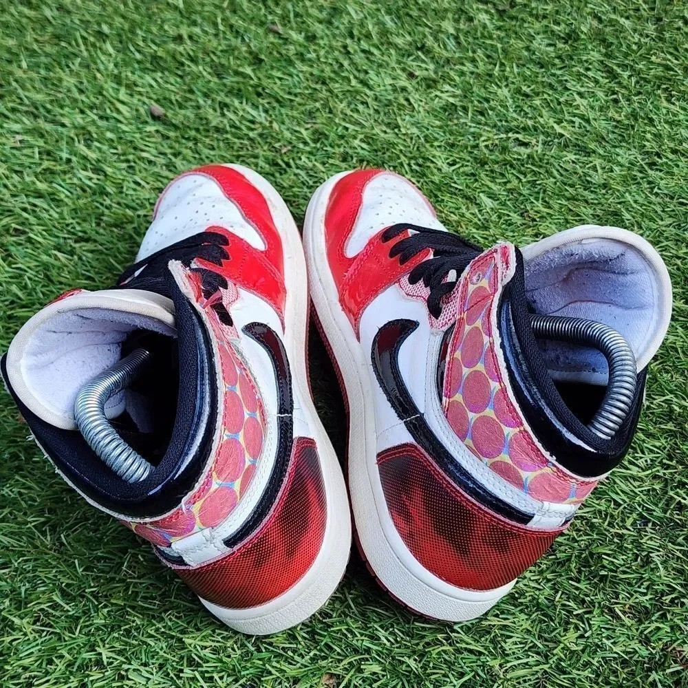 NIKE AIR JORDAN 1 HIGH spider Man Gs - Kids Shoes - SIZE 3Y